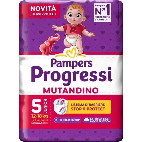 PAMPERS PROG MUT J 17PCS