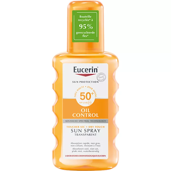 Eucerin Sun Protection Oil Control Spray Transparent Spf50 200 ml