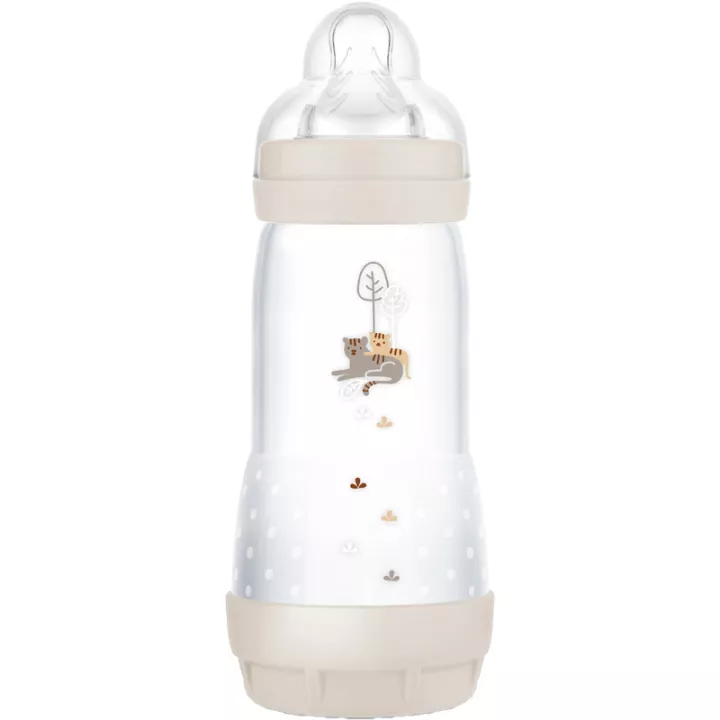 Mam Biberon Easy Start Anti-Colique Couleur de la Nature +4 Mois 320 ml