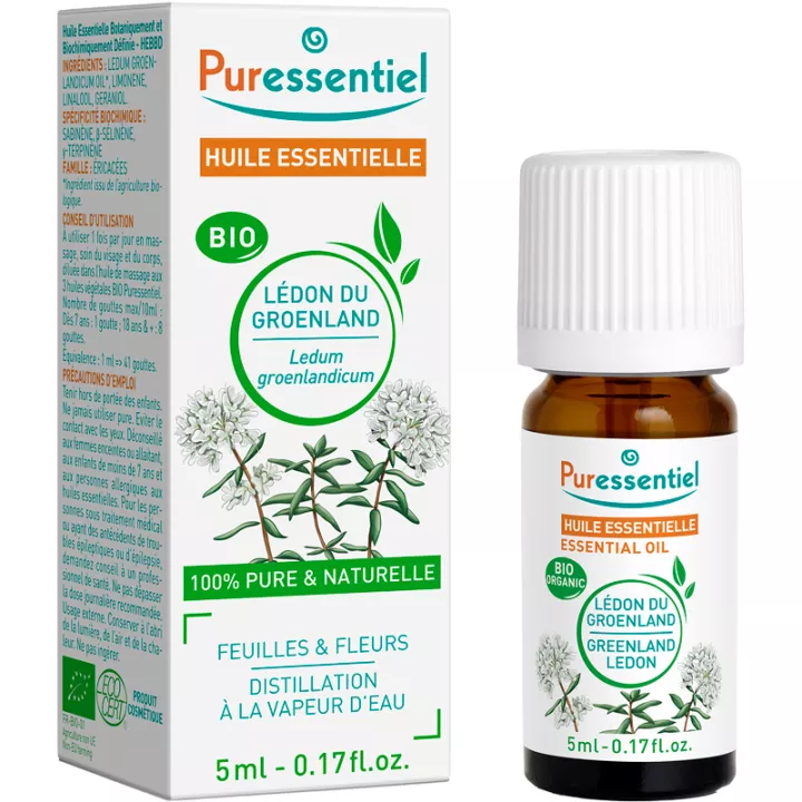 Puressentiel Huile Essentielle Bio Lédon du Groenland 5 ml