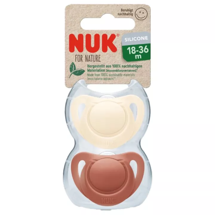 Nuk For Nature Sucette Silicone 18-36 Mois