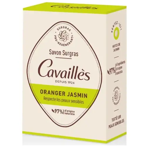 CAVAILLES - Savons Surgras Solide Oranger Jasmin - 200g