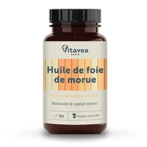 Vitavea - Huile de Foie de Morue - 30 capsules