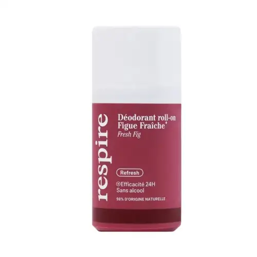 RESPIRE - Déodorant roll-on Rechargeable Figue Fraîche - 50ml