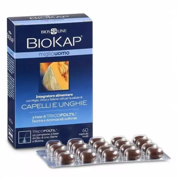Biokap Anti-chute Traitement homme 60 capsules
