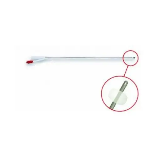 Cathéter de Foley en silicone avec rainure longitudinale Ch16 Borella 1 pièce
