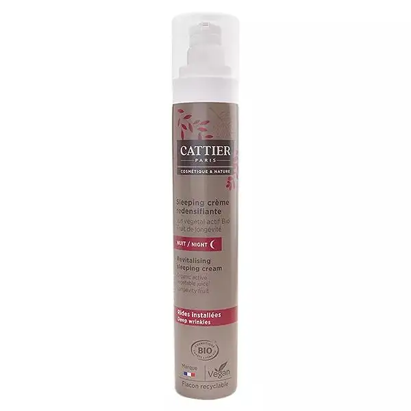 Cattier Sleeping Crème Redensifiante Anti-Âge Bio 50ml