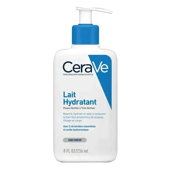 CeraVe Soins Lait Hydratant Visage Corps 236ml