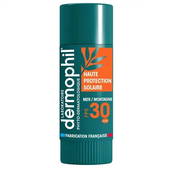 Dermophil Stick Lèvres Haute Protection Solaire FPS 30 – Mer et Montagne