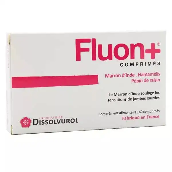 Dissolvurol Fluon+ Jambes Lourdes 60 comprimés