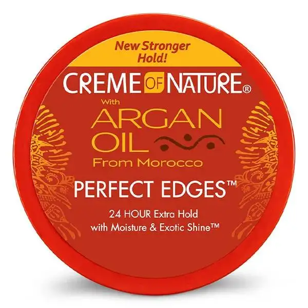 Creme of Nature, Argan, Perfect Edges, Cheveux Bouclés Frisés Crépus 63,7ml