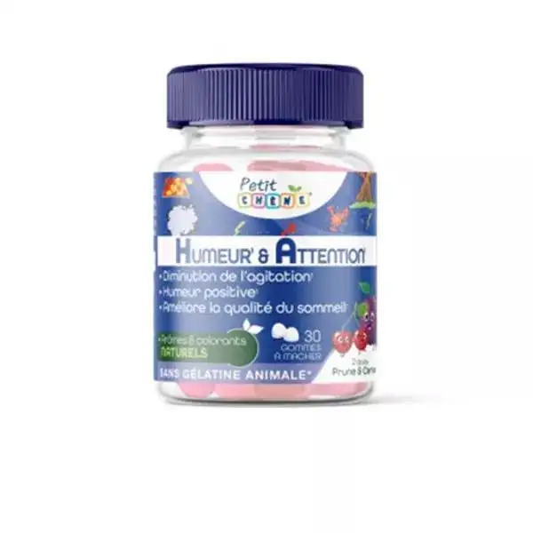 Petit Chêne Gommes Humeur Attention Dès 3ans 30 gommes
