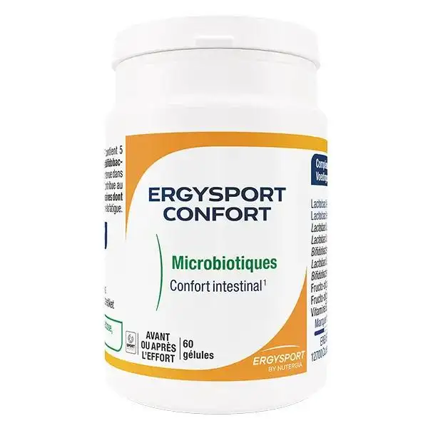 Nutergia Ergysport Confort Microbiotiques Bien Etre Intestinal 60 gélules