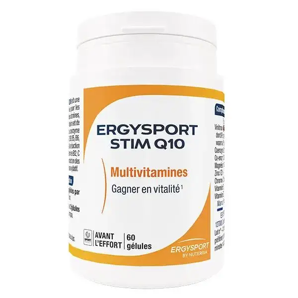 Nutergia Ergysport Stim Q10 Multivitamines 11 Vitamines 60 gélules