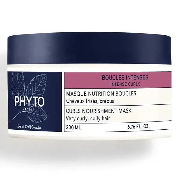 Phyto Boucles Intenses Masque Nutrition Boucles 200ml