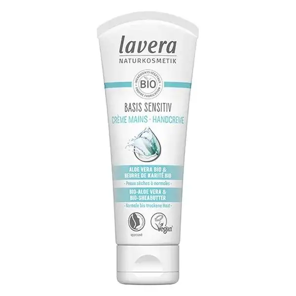 Lavera Creme mains Basis Sensitiv 75 ml