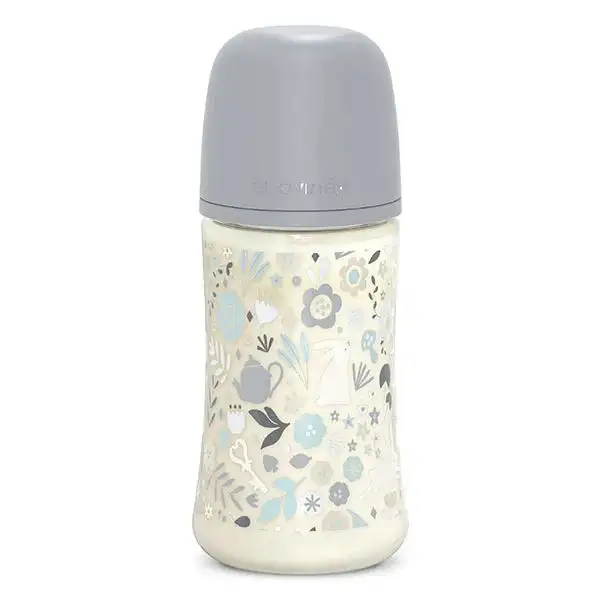 Suavinex, Wonderland, Biberon Tétine SXPro M - Wonderland Bleu - 270ml