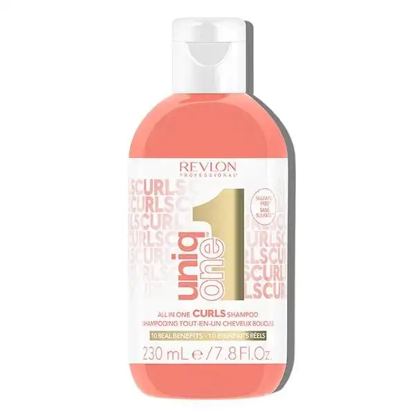 Revlon Professional UniqONE Shampoing Sans Sulfate Cheveux Bouclés Frisés et Crépus 230ml