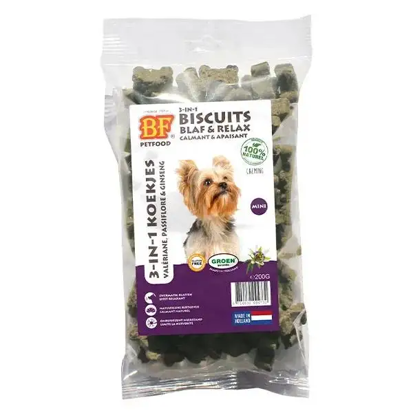 BF Petfood - Biofood Mini Biscuits Relax. Sachet de 200g