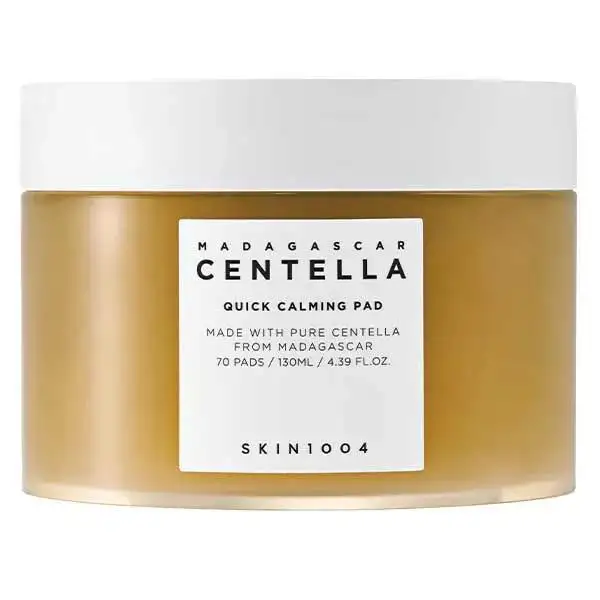 Skin 1004 Madagascar Centella Disques Apaisants Express à la Centella Asiatica 70 pièces