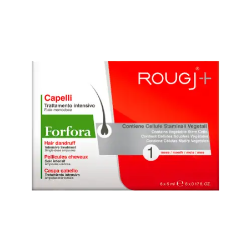 Ampoules Antipelliculaires Lotion Capillaire 1 Mois Rougj 8x5ml