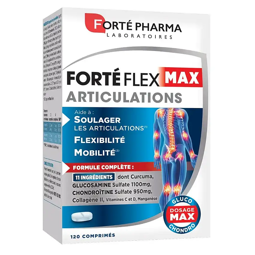Forté Pharma FortéFlex Max Articulations Glucosamine Chondroitine 120 comprimés
