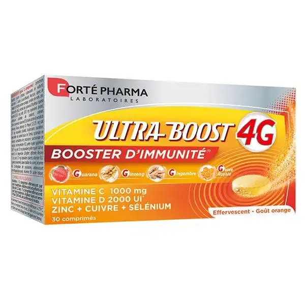 Forté Pharma UltraBoost 4G Booster Immunité 30 comprimés effervescents