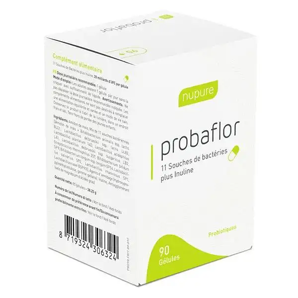 NuPure Probaflor Probiotiques 90 gélules