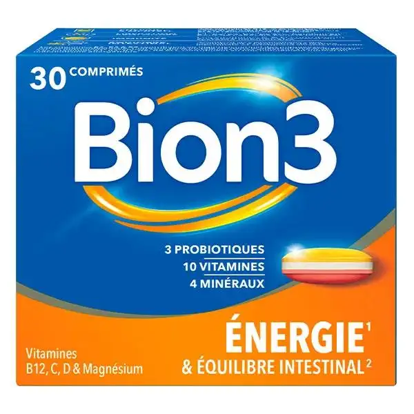Bion 3 Energie Complément Alimentaire Cure 1 mois - 30 comprimés