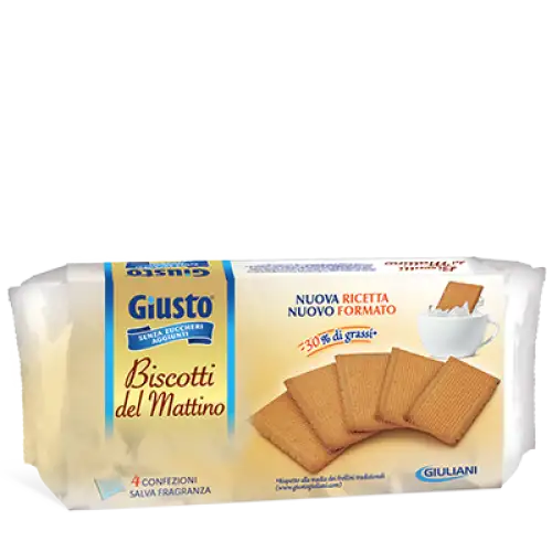 GIUSTO® BISCUITS SANS SUCRE DU MATIN GIULIANI 350G