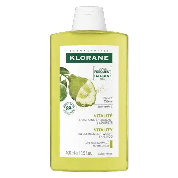 Klorane Cédrat Shampoing Purifiant Légèreté 400ml
