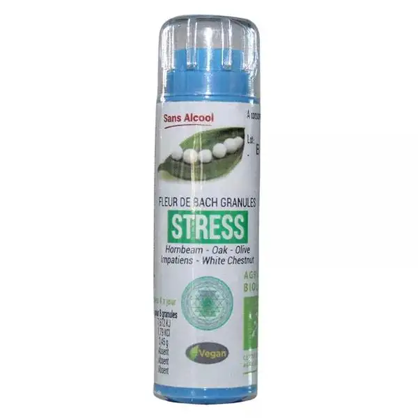 Kosmeo Complexe Fleurs de Bach 0% Alcool Stress Bio 120 granules