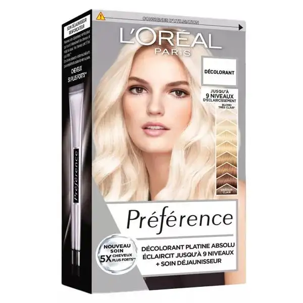 L'Oréal Préférence Décolorant Soin Platine Sublimateur 9 Tons
