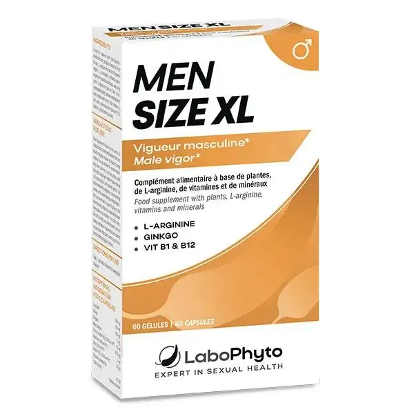 Labophyto Mensize XL - Cure Taille du Pénis - 60 gélules
