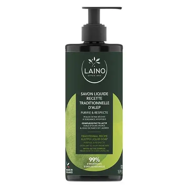 Laino Savon Liquide Recette Traditionnelle d'Alep - 500ml