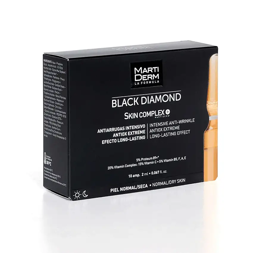 MARTIDERM Black Diamond Skin Complex+ 10 ampoules de 2ml