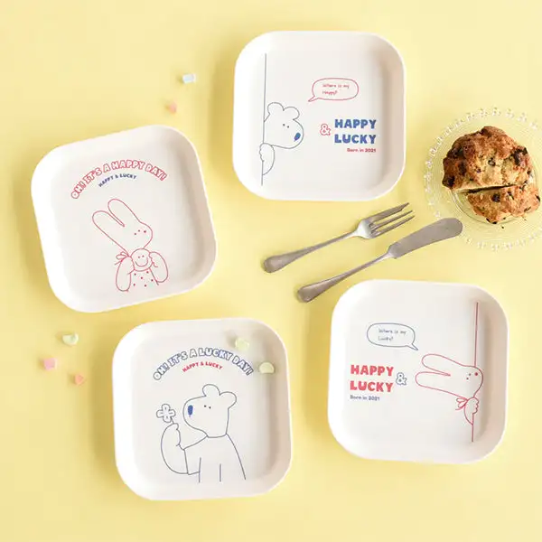 MONOLIKE Happy And Lucky Square Tray - 01. Oh Happy Day !