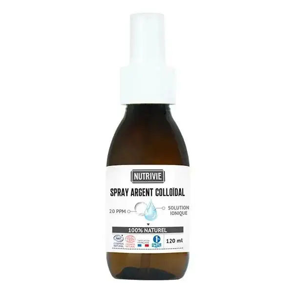 Nutrivie Argent ColloÏdal 20 PPM Spray 120ml