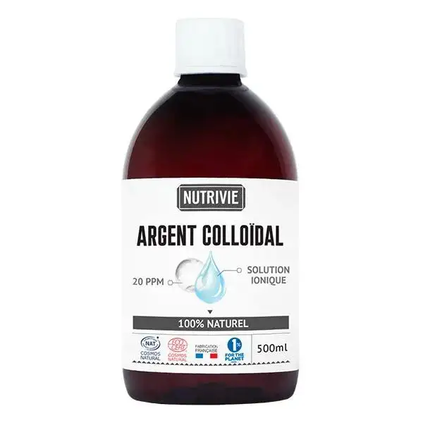 Nutrivie Argent Colloïdal 20 ppm 500ml