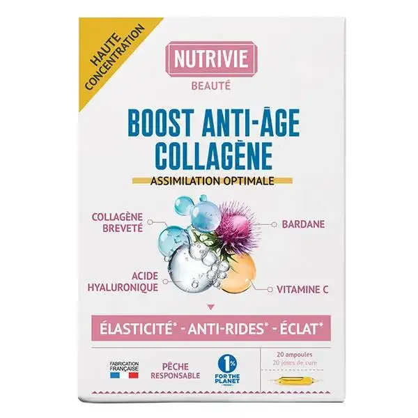 Nutrivie Collagène Ampoules Boost Anti-Age 10ml
