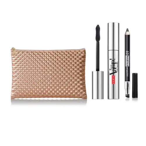 Pupa Kit Vamp ! Mascara Extrême + Mini Crayon Multiplay + Pochette