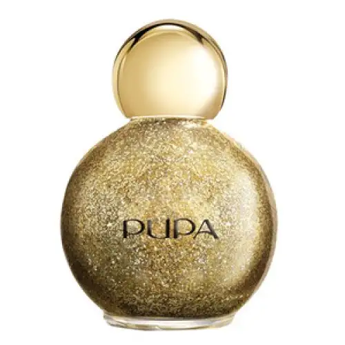 Pupa Light Up The Night Vernis à Ongles Pailleté 002 Doré