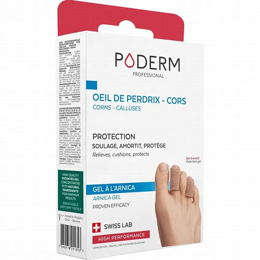 PODERM Protection Digitube Cors oeil de perdrix taille l