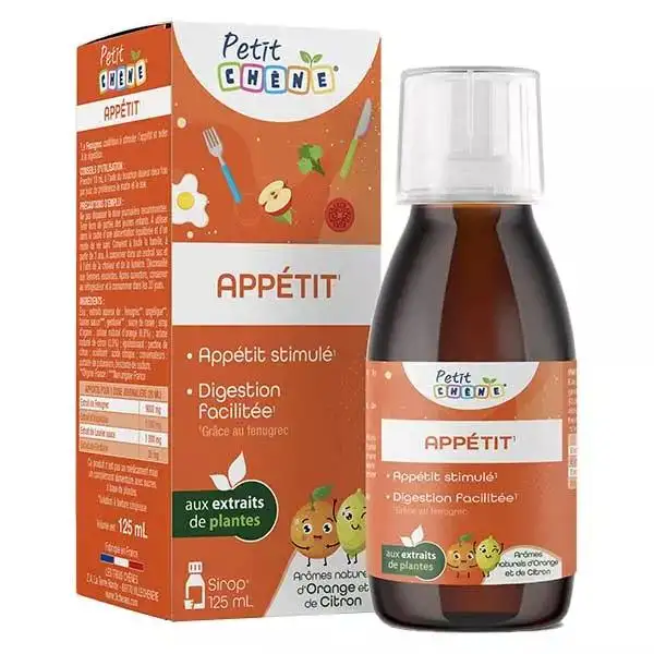 Petit Chêne Sirop Appétit 125ml