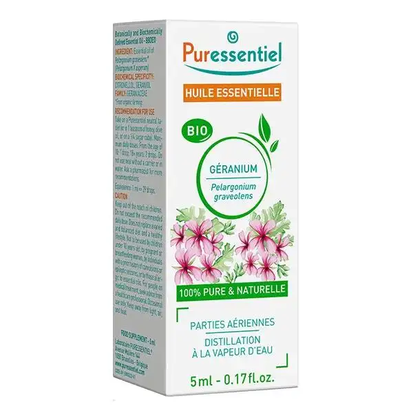 Puressentiel Huile Essentielle Géranium Bio 5ml