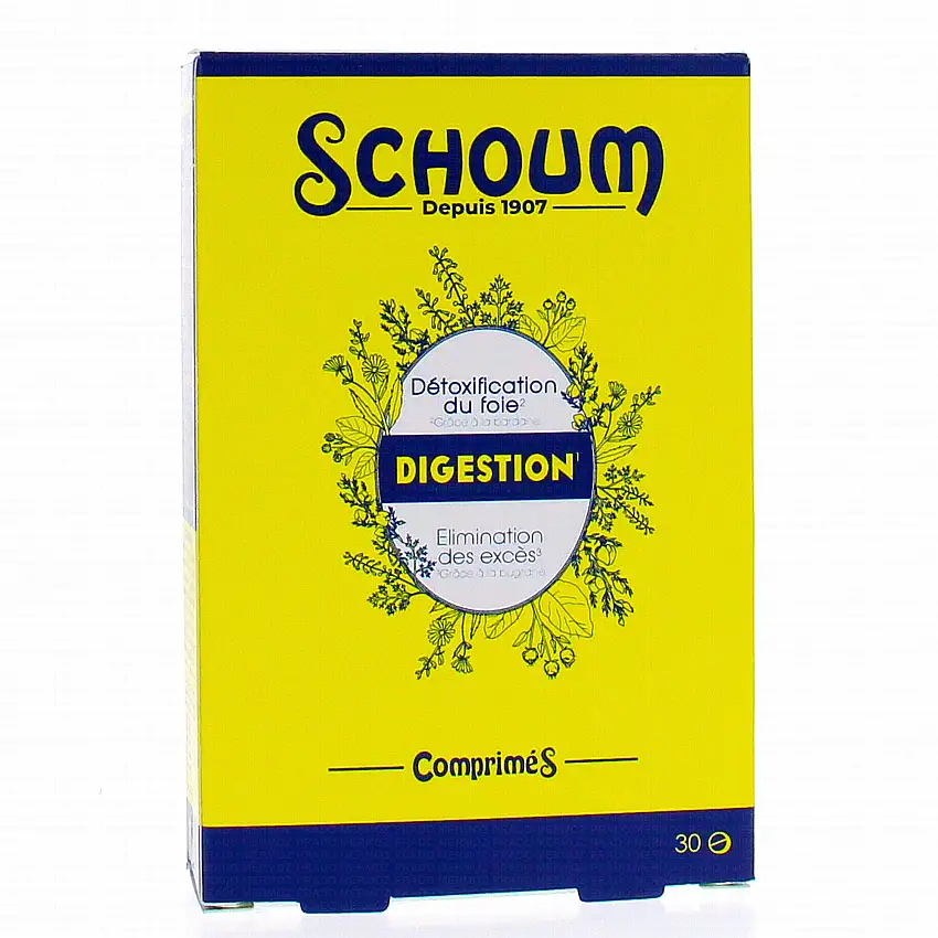 SCHOUM Disgestion x30 comprimés