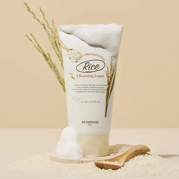 SKINFOOD Rice Daily Brightening Cleansing Foam 150ml