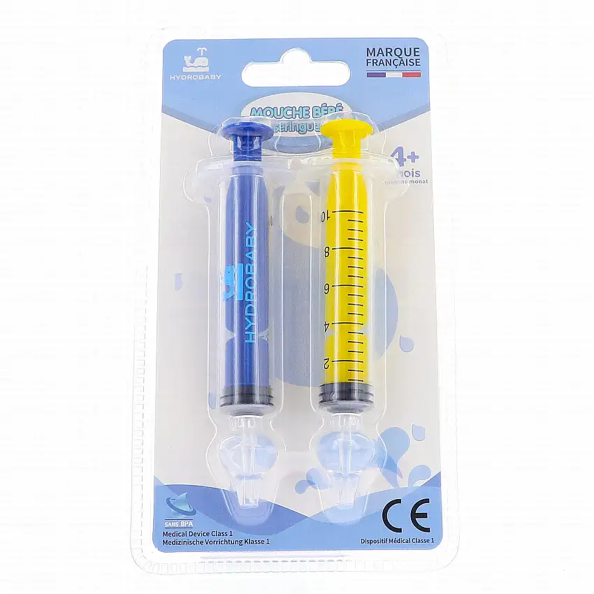 HYDROMED Seringue Mouche Bébé Color 4 mois + 10mL