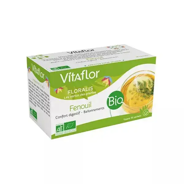 Vitaflor Bio Tisane Fenouil 18 sachets