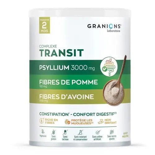 GRANIONS - Complexe Transit au Psyllium - 290g